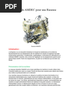 Detude Amdec Pour Une Raseuse: Initialisation