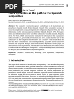 García Yanes, Francisco Javier, "Force Dynamics As The Path To The Spanish Subjunctive"