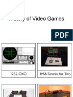 History of Video Games