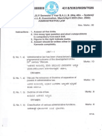 5th Sem Administrative Law Apr 2023