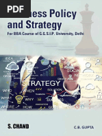 Business Policy and Strategy For Ggsip University Delhi CB Gupta Firstnbsped 9899107446 9911310888 9789352832460 Compress