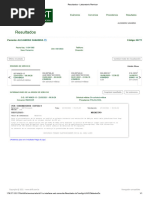Resultados - Laboratorio Remicor