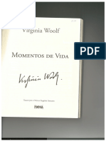 WOOLF, V (Esboço de Um Passado)