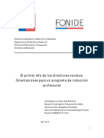 Orientaciones para Un Prog de Induccion Directores Novatos - Gobierno de Chile