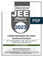 (Main) : Computer Based Test (CBT)