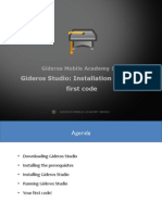 Gideros Studio Installation and Your First Code