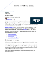 How To Test A Serial Port RS232 Testing Guide