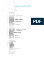 Medicamentos Del PAMI