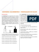 Lista 01 Calorimetria Propagacao de Calor ITALO VECTOR