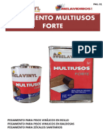 Melavinyl Hoja de Seguridad Pegamento Melavinyl - Multiusos Forte