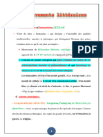 Les Mouvements Littéraires 16-17-18-19 Siècles - PDF