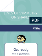 Y2 Autumn Block 3 TS5 Lines of Symmetry On Shapes