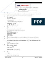 Solutions - Medical (Vats-7 Arjuna Test-07 (22!03!2024) - Neet-2024