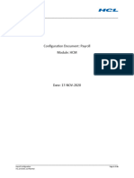 Configration Document Payroll V1.0 17.11.2020