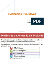 Aula Evid阯cias da Actua玢o da Evolu玢o