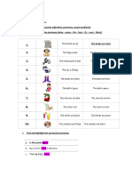 Possessives Adjectives - Pronous - Nouns Kimberley