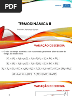 Aula 3 - Exergia em Sistemas Fechados e Sistemas Abertos