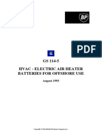 GS114-5 HVAC - Electric Air Heater Batteries For Offshore Use