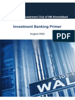 Beta - Investment Banking Primer-2022