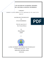 Retrofitting of Columns of An Existing Building by RC ERP FRP SFRC and Steel Jacketing Techniques