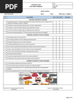 Checklist For Full Body Harness