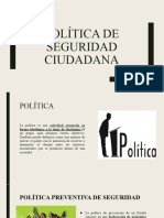 UNIDAD 9 Política de Seguridad Ciudadana