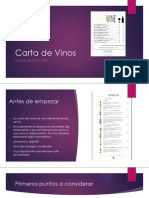 Clase 14 Carta de Vinos y Movimiento Comercial CSM