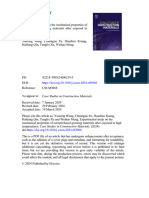 Experimental Study On The Mechanical Properties of Cement-Based Grouting Materials After Exposed To High Temperatures