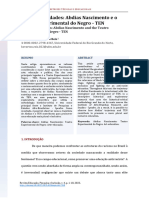 Tecer Identidades Abdias Nascimento e o Teatro Experimental Do Negro TEN FORMATADO