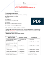 UNIT 6 - LESSON 1 - PART 3 - Pronunciation and Speaking