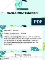 Lesson 5 Management Function