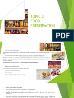 Topic 2 Preservation Food