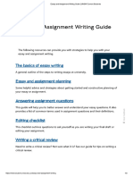 Essay and Assignment Writing Guide - UNSW