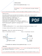 III. Résolution Des Équations Différentielles