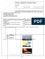 Avaliação Tipos de Energia