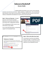 Vitalsource Bookshelf User Access Guide