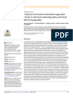 Evidence of Emotion-Antecedent Appraisal Checks in