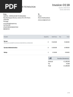 Invoice - 0118