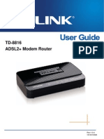 TD-8816 ADSL2+ Modem Router