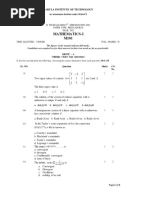 Mathematics-I M101: Narula Institute of Technology