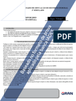 Sedf 3 Simulado Professor Temporario Atividades Pos Edital Cod 10112023217 Folha de Respostas