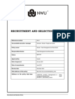 Recruitment and Selection Policy - e