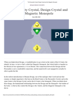 The Personality Crystal, Design Crystal and The Magnetic Monopole