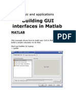 Building GUI Interfaces in Matlab: Fuzzy Logic and Applications