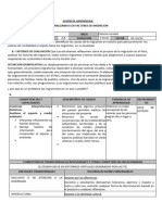 SESIÓN DE APRENDIZAJE Sobre Migracion para Solo 2