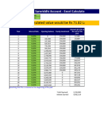 Sukanya Samriddhi Account Excel Calculator Download