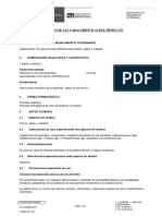 Resumen de Las Características Del Producto: Departamento de Medicamentos Veterinarios