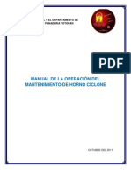 Manual de Mantenimiento Horno Ciclone