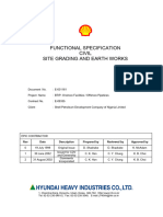 Functional Specification Civil Site Grading and Earth Works: Rev Date Description Prepared by Reviewed by Approved by