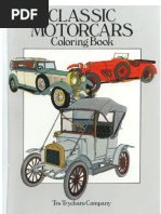 Classic Cars Color Book